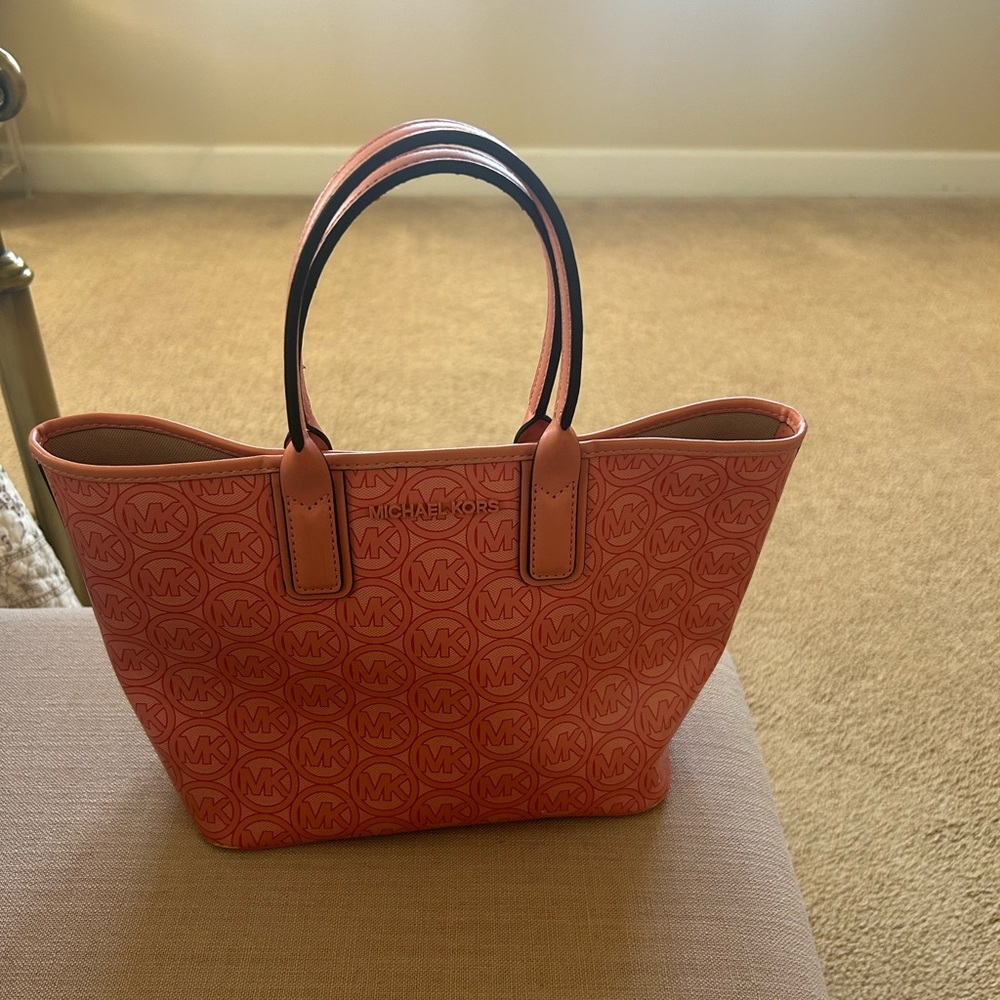 Michael Kors Pink Logo Tote